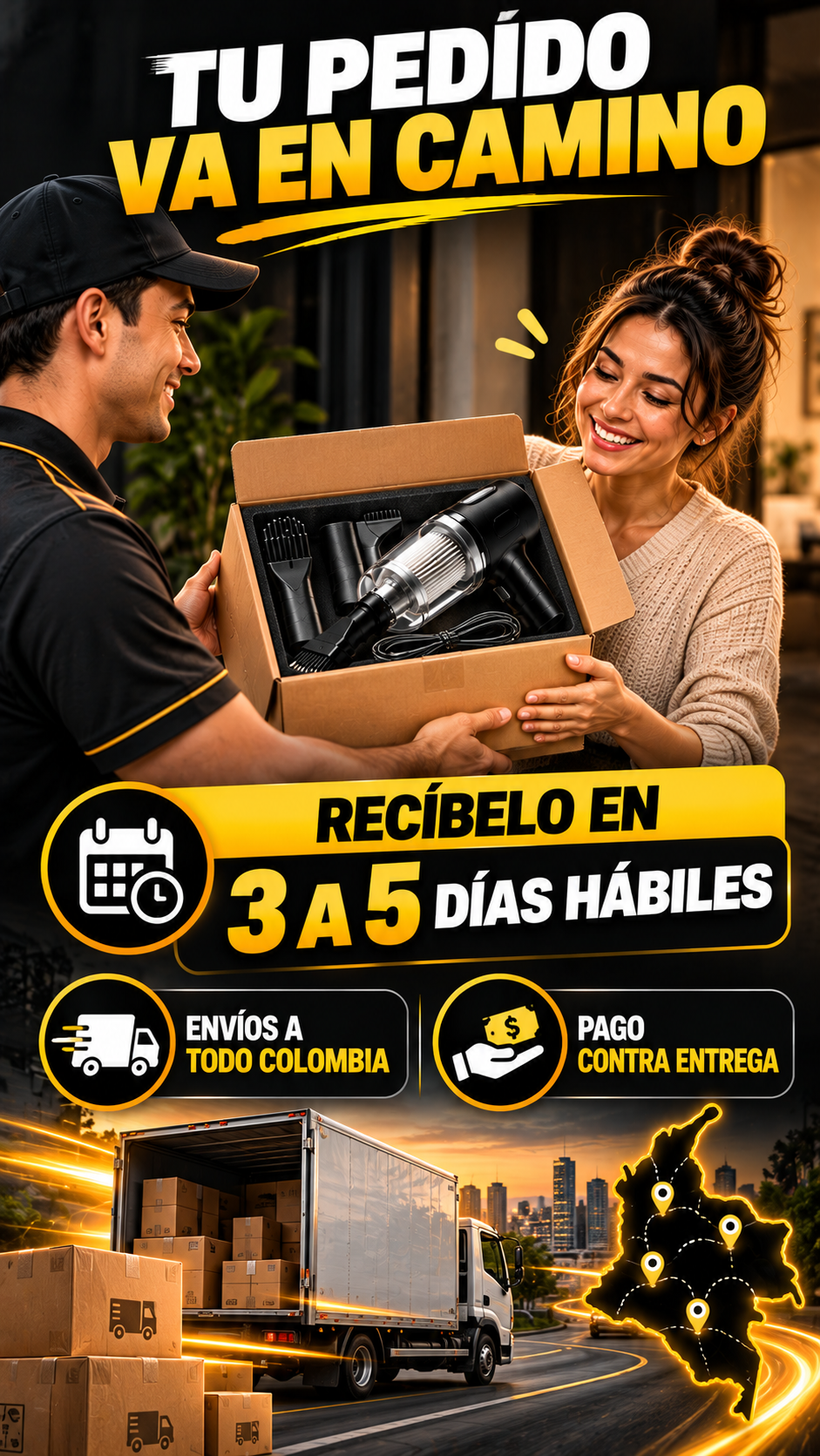 mini aspiradora portatil 3 en 1 CleanGo